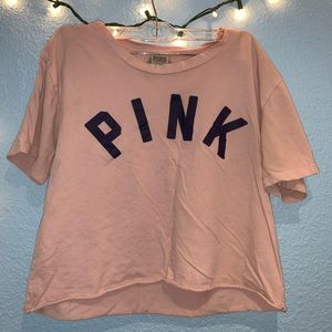 VS Pink Crop Top